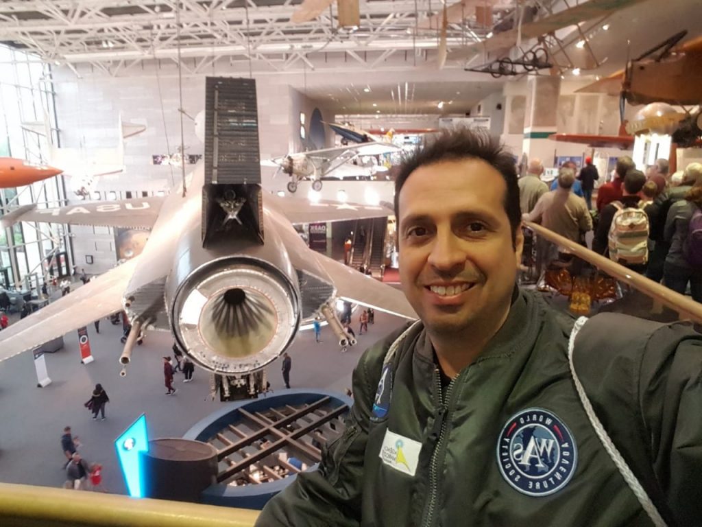 O National Air and Space Museum Smithsonian é o terceiro museu mais visitado do mundo e o museu mais visitado dos Estados Unidos.